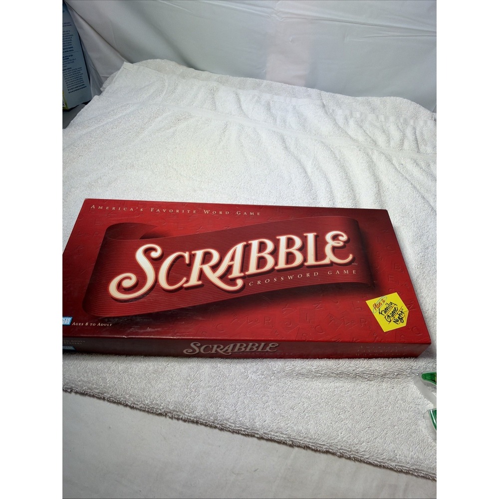 2001 Parker Brothers Hasbro Scrabble Crossword Game Free Shipping